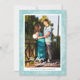 Ju mer merrier-Lodrät är, desto mer fotopilen Julkort