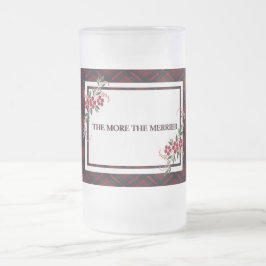 Ju mer Merrier Red Play är Frostat Ölglas