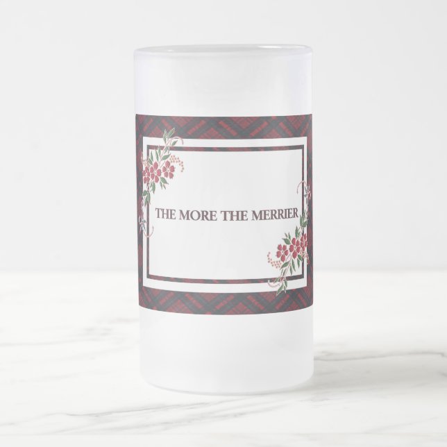 Ju mer Merrier Red Play är Frostat Ölglas (Center)