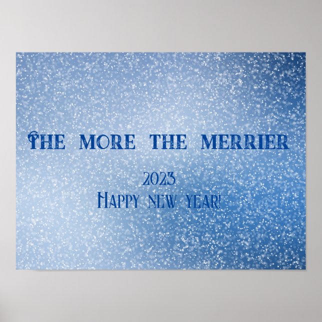 Ju mer önskemål poster det nya året (Framsidan)