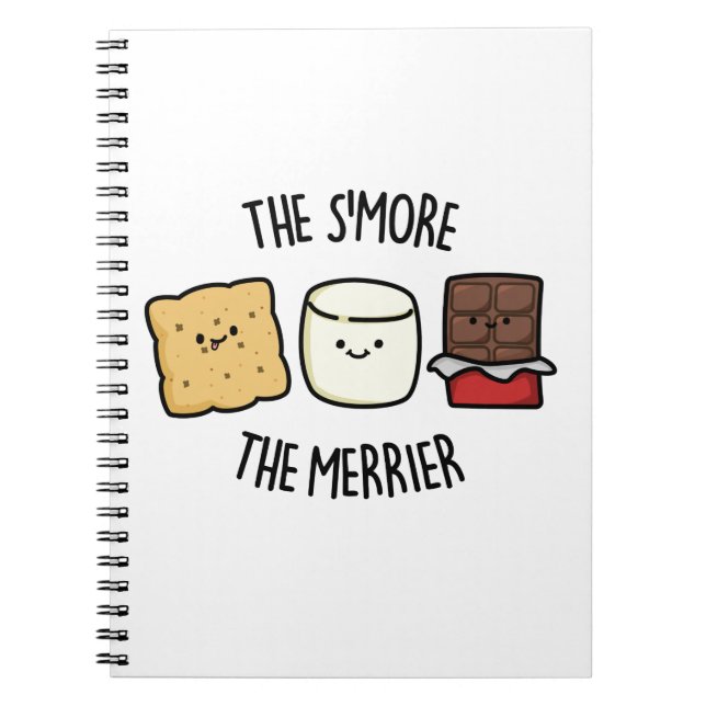 Ju Mer Smore Desto Gladare Rolig Smore Skämt  Anteckningsbok (Framsidan)