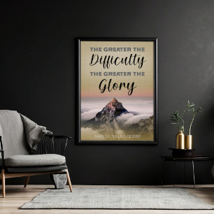 Ju Underbarare problem desto Underbarare gloriskt Poster