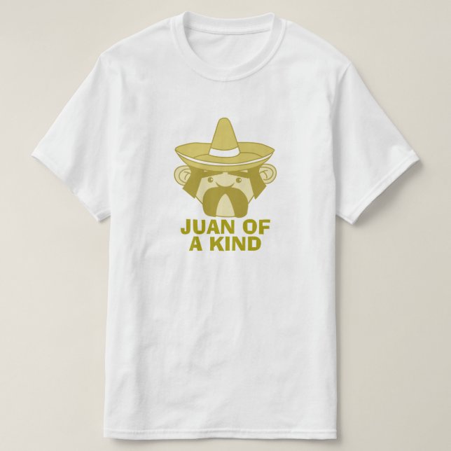 Juan av en sort tee (Design framsida)