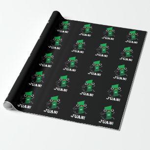 Juan Funny Mexican Number One Pun Mörk BG Presentpapper