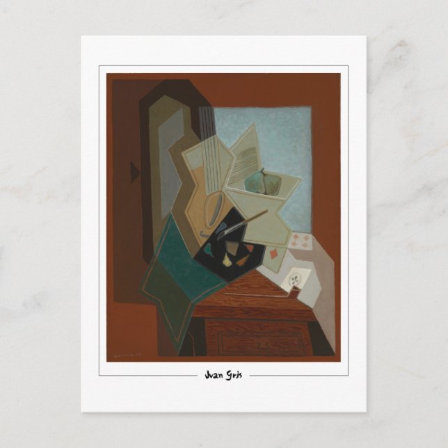 Juan Gris #241 - Finkonst Postkort Vykort (Framsida)