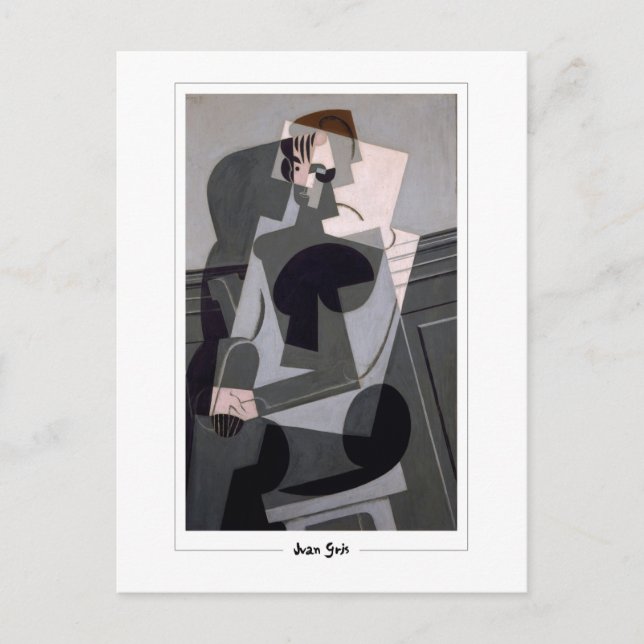 Juan Gris #245 - Fine Art Postcard Vykort (Framsida)