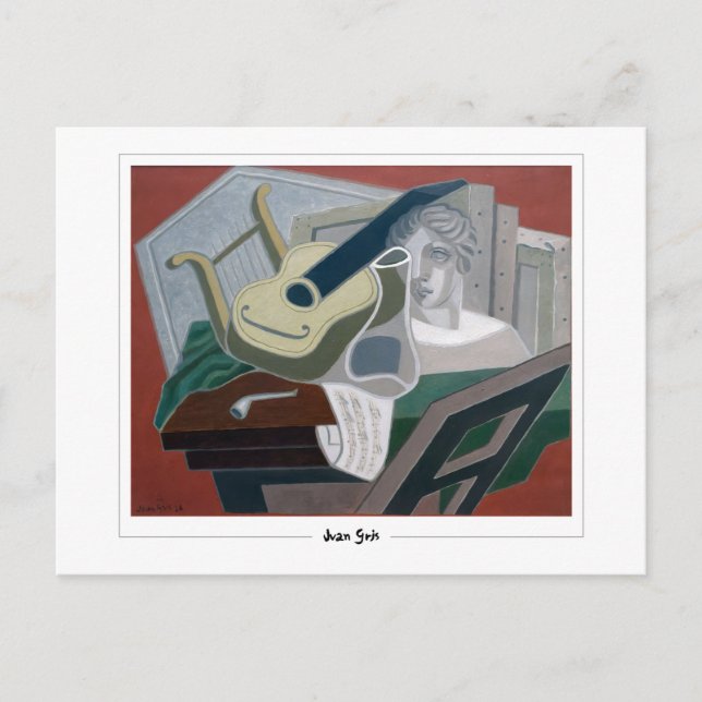 Juan Gris #266 - Finkonst Postkort Vykort (Framsida)