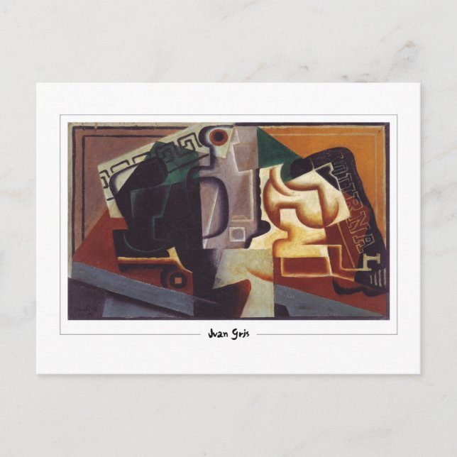 Juan Gris #268 - Finkonst Postkort Vykort (Framsida)