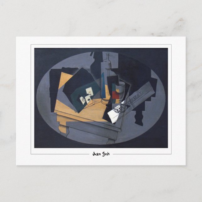Juan Gris #270 - Finkonst Postkort Vykort (Framsida)