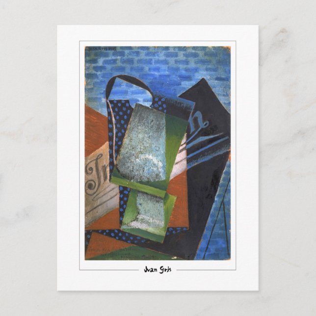 Juan Gris #272 - Fine Art Postcard Vykort (Framsida)