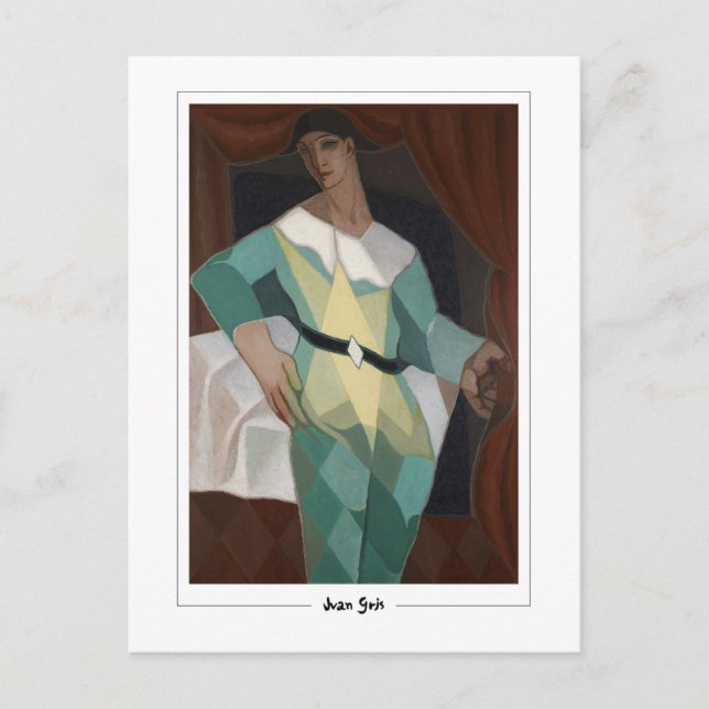 Juan Gris #276 - Fine Art Postcard Vykort (Framsida)