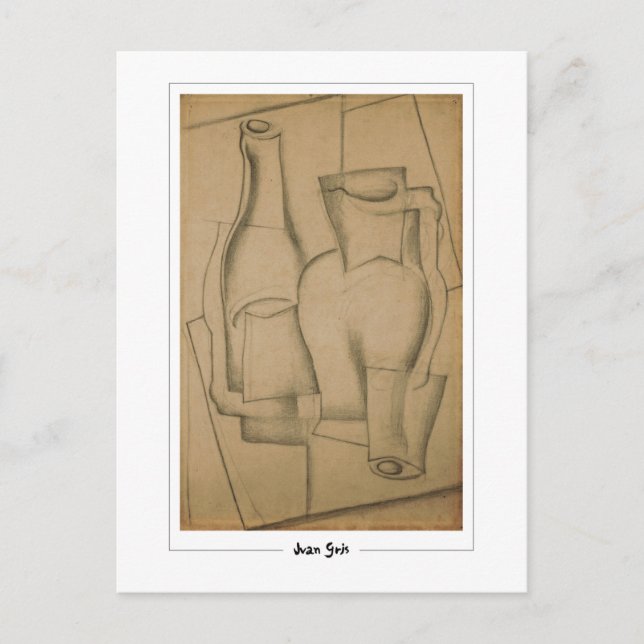Juan Gris #285 - Fine Art Postcard Vykort (Framsida)
