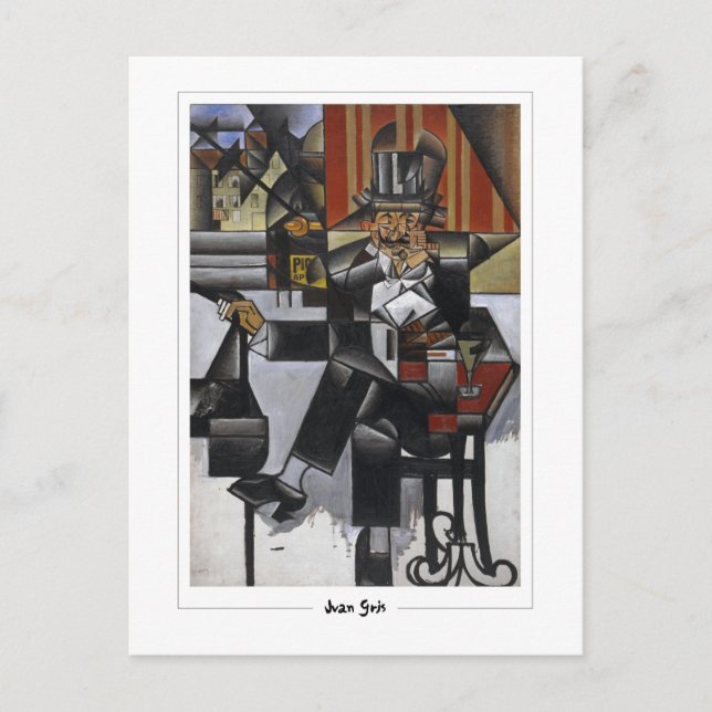 Juan Gris #42 - Finkonst Postkort Vykort (Framsida)