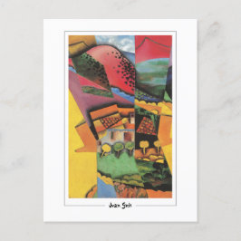 Juan Gris #9 - vykort för konst