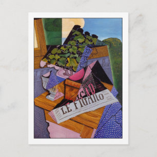 Juan Gris ’A Pot of Geraniums’ Fine Art Vykort