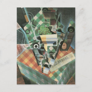 Juan Gris - Fortfarande livstid med kontrollerad m Vykort