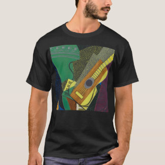 Juan Gris Guitare Sur Une Bord (Guitar på A T Shirt