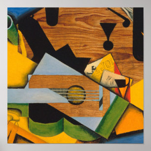Juan Gris - Livet med en gitarr Poster