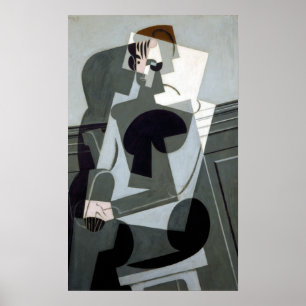 Juan Gris Porträtt de Madame Josette Gris Poster