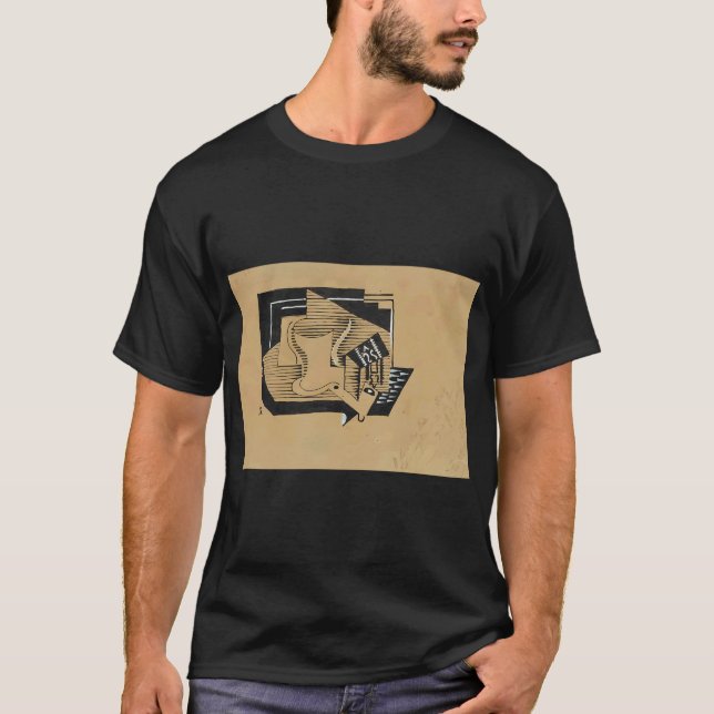 Juan Gris Stilleben med gitarr och en bok  T Shirt (Framsida)