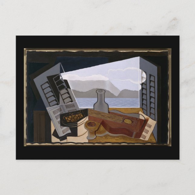 Juan Gris the Open Window Vykort (Framsida)