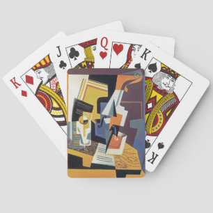 Juan Gris - Violin and Glass - Abstrakt Art Spel Kort