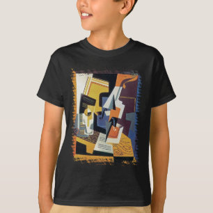 Juan Gris - Violin och Glas - Abstrakt Konst Tee
