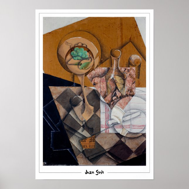 Juan Gris Zedign Art Poster #144 (Framsidan)