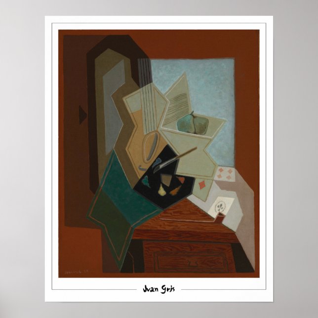 Juan Gris Zedign Art Poster #241 (Framsidan)
