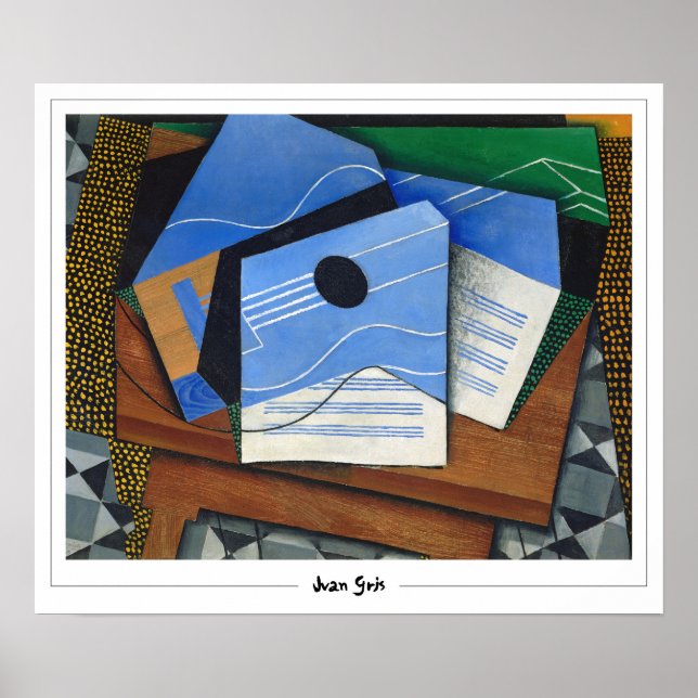Juan Gris Zedign Art Poster nr 132 (Framsidan)