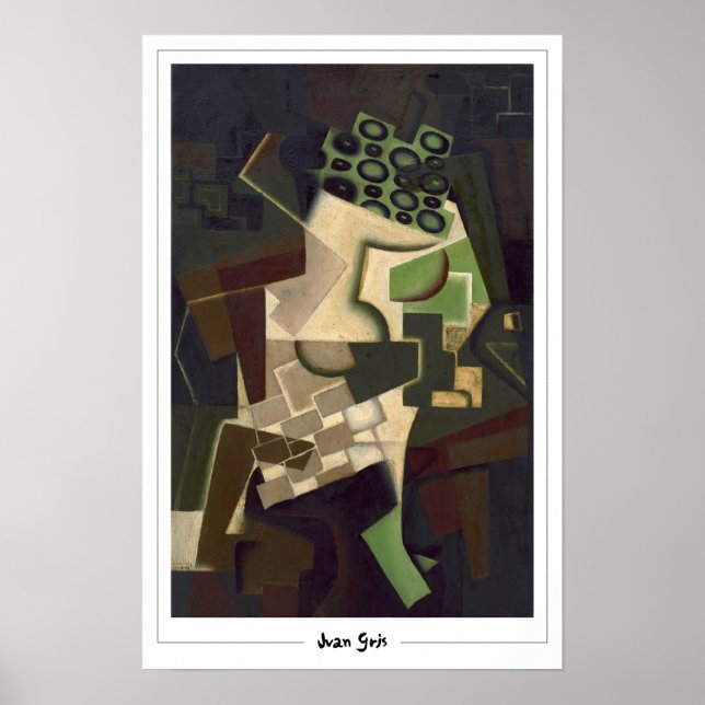 Juan Gris Zedign Art Poster nr 15 (Framsidan)