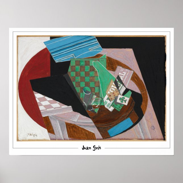 Juan Gris Zedign Art Poster nr 164 (Framsidan)