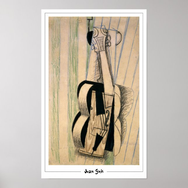 Juan Gris Zedign Art Poster nr 179 (Framsidan)