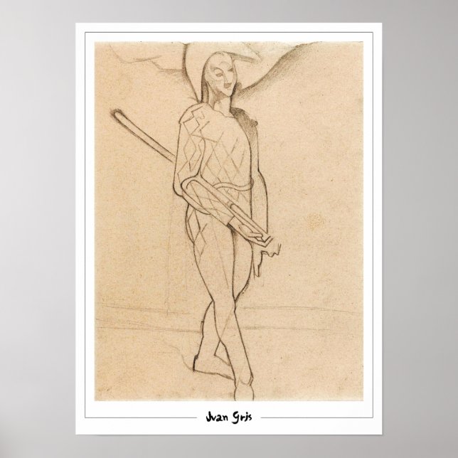 Juan Gris Zedign Art Poster nr 292 (Framsidan)