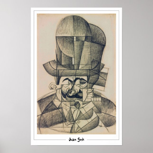 Juan Gris Zedign Art Poster nr 322 (Framsidan)