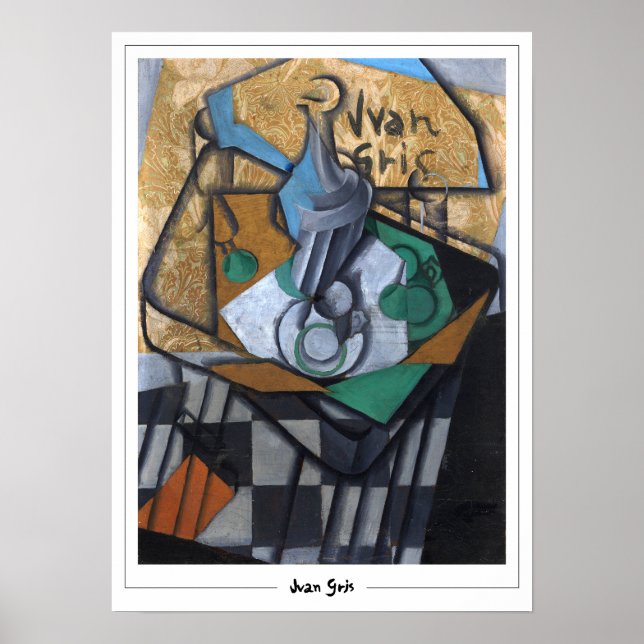 Juan Gris Zedign Art Poster nr 334 (Framsidan)