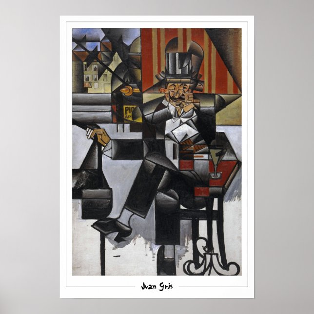 Juan Gris Zedign Art Poster nr 42 (Framsidan)