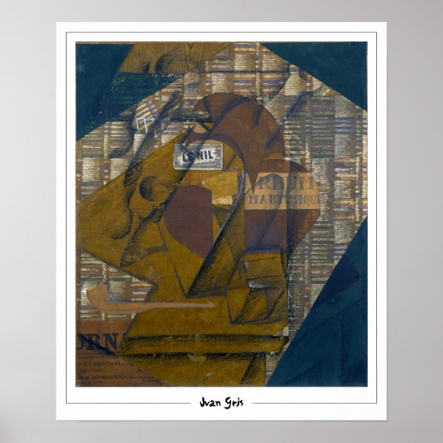 Juan Gris Zedign konstaffisch #188 Poster (Framsidan)