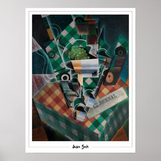 Juan Gris Zedign konstaffisch #38 Poster (Framsidan)