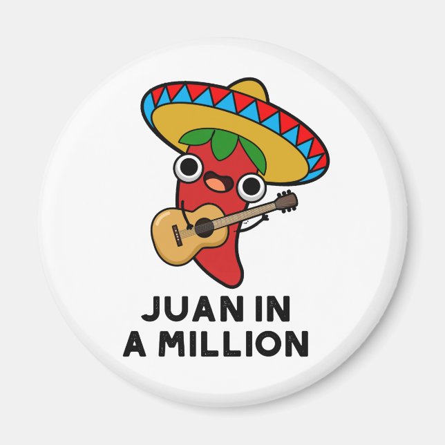 Juan in A Million Funny Mexican Chili Pun Magnet (Framsidan)