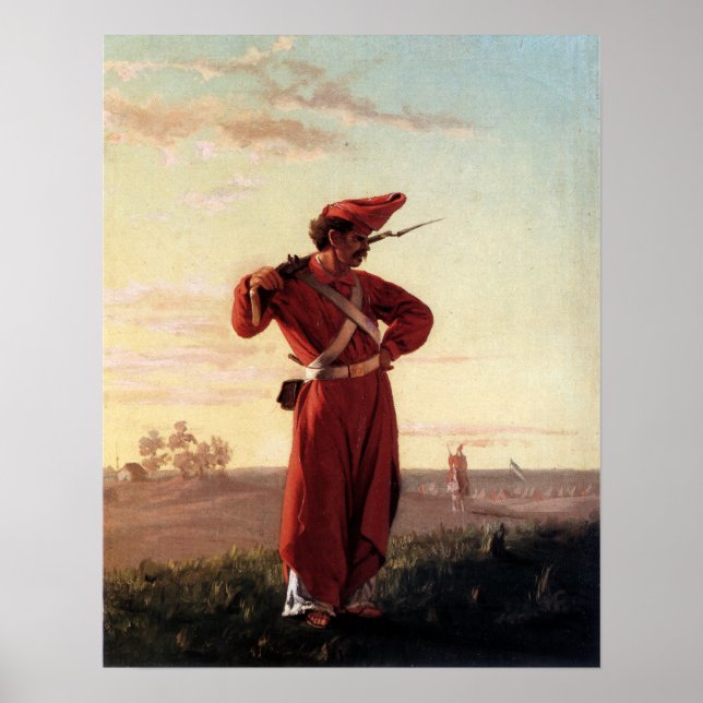 Juan Manuel Blanes Mazorquero Poster (Framsidan)