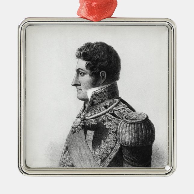 Juan Manuel de Rosas Julgransprydnad Metall (Framsidan)