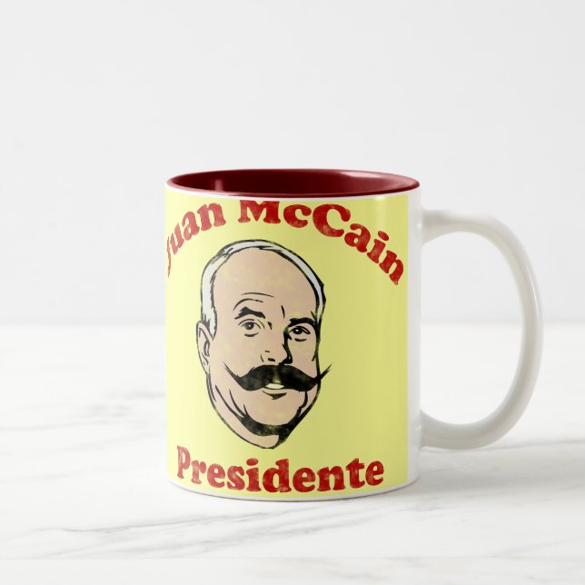 Juan McCain Presidente mugg (Höger)