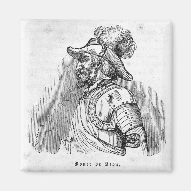 Juan Ponce de Leon Magnet (Framsidan)