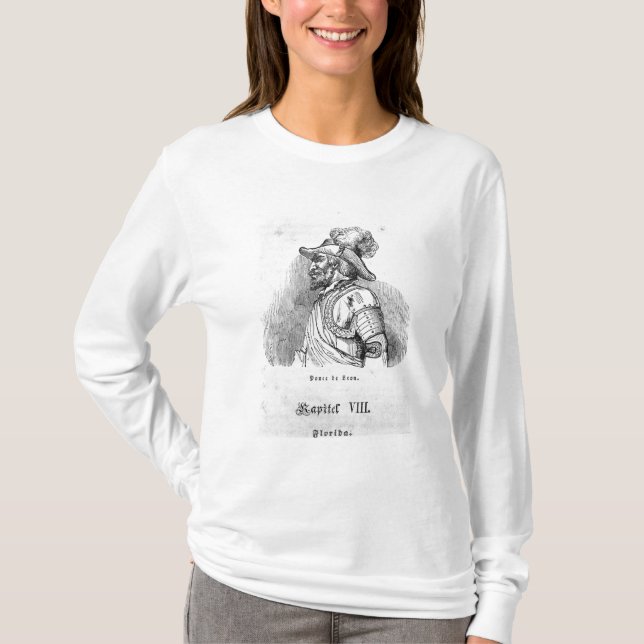 Juan Ponce de Leon Tee Shirt (Framsida)