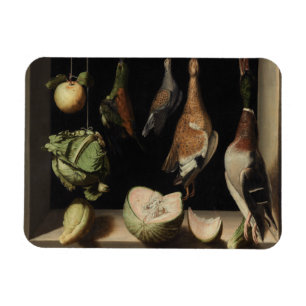Juan Sanchez Cotan - Fortfarande liv med Game Fowl Magnet