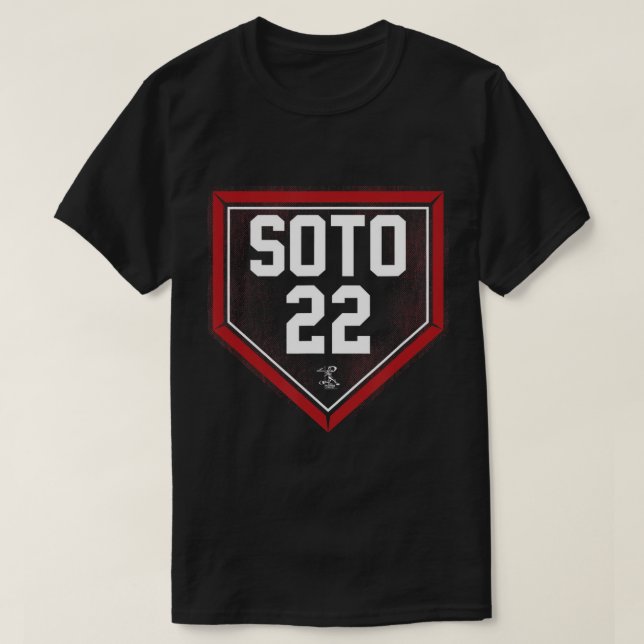 Juan Soto Home Plate Gameday T-Shirt (Design framsida)