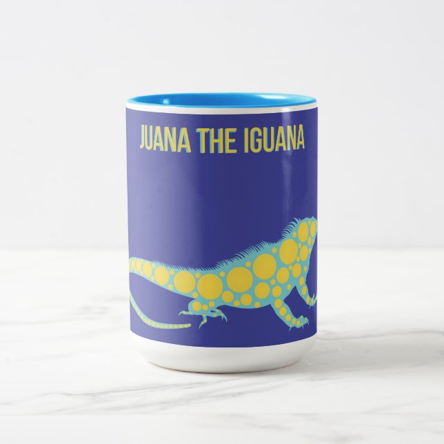 Juana Iguana  Två-Tonad Mugg (Center)