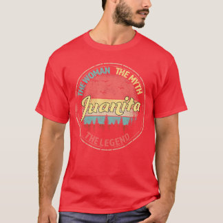 Juanitahe Womanhe Mythe Legend Personligt Namn  T Shirt