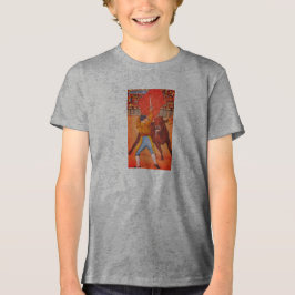 Juarez, Mexico Vintage Bull Fight Scene Kids T Shirt